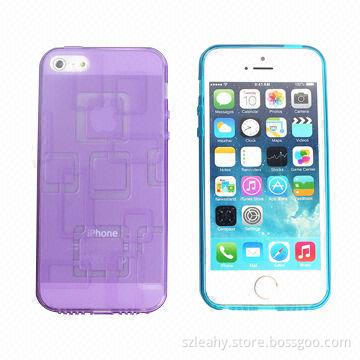 Hollow Square Pattern TPU Case for iPhone 5/5S